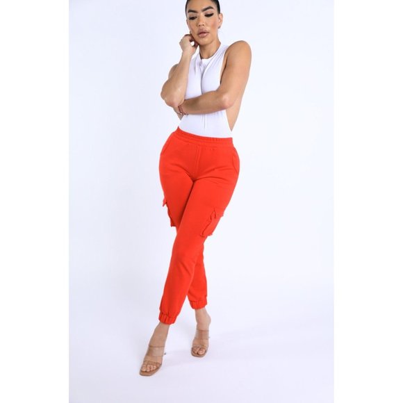 Women's Cargo Joggers Lightweight Hiking Pants Athletic Workout Lounge Casual - Picture 2 of 10